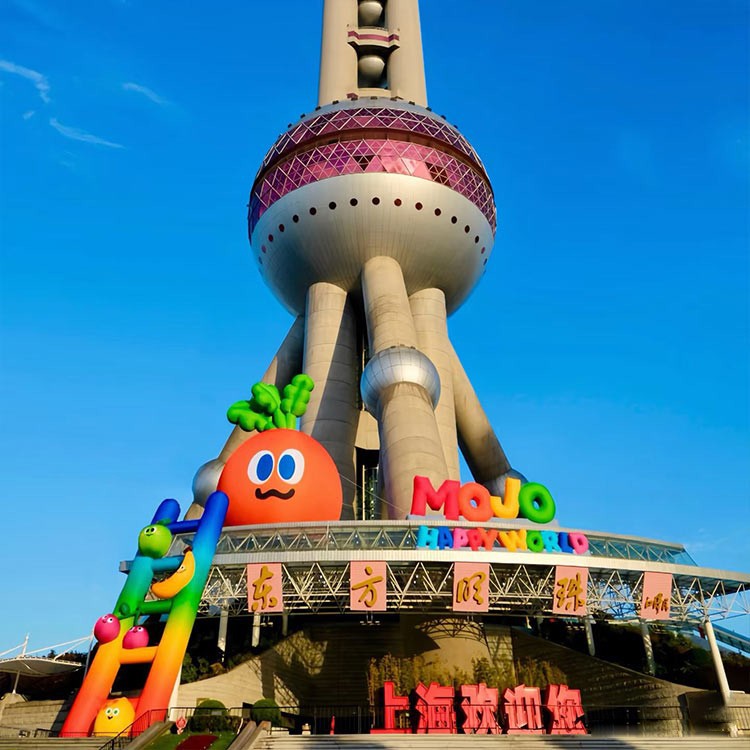 Inflatable Advertising Cute Cartoon Orange suppliers